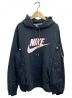 sacai（サカイ）の古着「×NIKE ロゴプリントカスタムパーカー」｜ブラック
