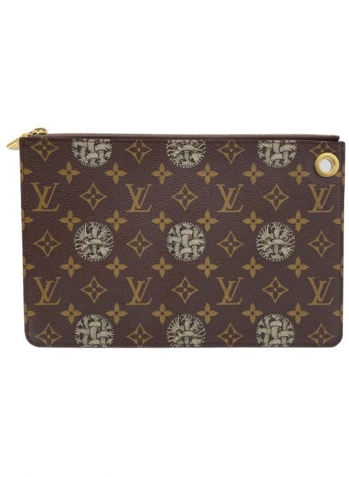 LOUIS VUITTON（ルイ ヴィトン）LOUIS VUITTON (ルイ ヴィトン) クラッチバッグ ブラウン サイズ:-の古着・服飾アイテム