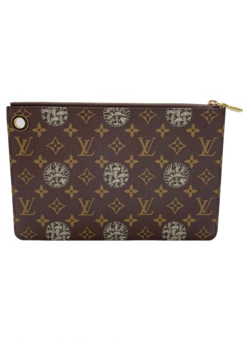 LOUIS VUITTON（ルイ ヴィトン）LOUIS VUITTON (ルイ ヴィトン) クラッチバッグ ブラウン サイズ:-の古着・服飾アイテム
