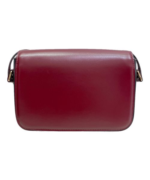 CELINE（セリーヌ）CELINE (セリーヌ) TASSELSミディアム レッド×ブラック サイズ:Mの古着・服飾アイテム