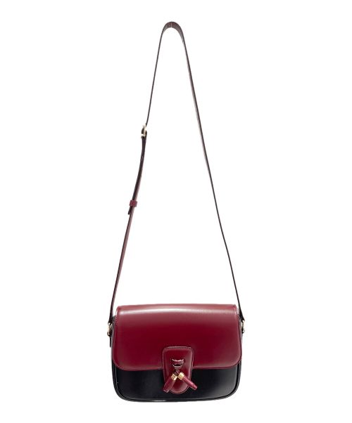 CELINE（セリーヌ）CELINE (セリーヌ) TASSELSミディアム レッド×ブラック サイズ:Mの古着・服飾アイテム