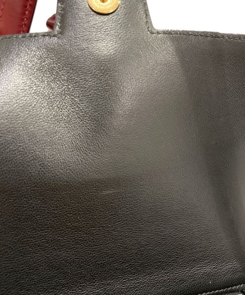 CELINE（セリーヌ）CELINE (セリーヌ) TASSELSミディアム レッド×ブラック サイズ:Mの古着・服飾アイテム