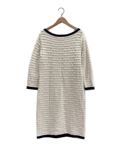 CHANEL（シャネル）CHANEL (シャネル) カシミヤ混ワンピース ホワイト サイズ:36の古着・服飾アイテム