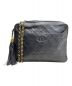 CHANEL（シャネル）の古着「タッセル付きショルダーバッグ」｜ブラック