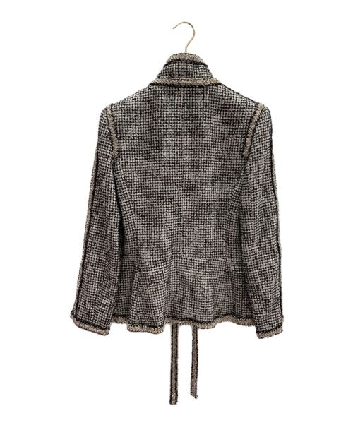CHANEL（シャネル）CHANEL (シャネル) セットアップスーツ ベージュ×ブラック サイズ:38の古着・服飾アイテム