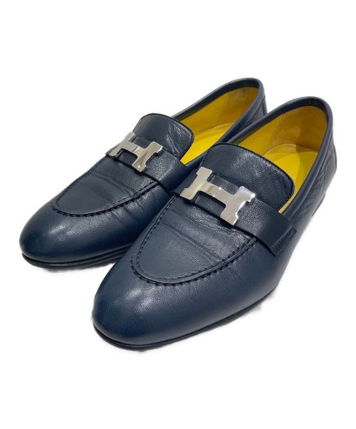 HERMES（エルメス）HERMES (エルメス) コンスタンスローファー ネイビー サイズ:35 1/2の古着・服飾アイテム