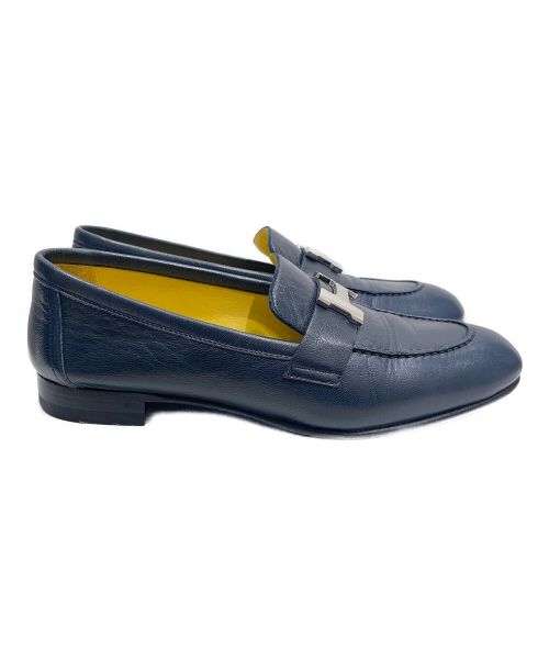 HERMES（エルメス）HERMES (エルメス) コンスタンスローファー ネイビー サイズ:35 1/2の古着・服飾アイテム
