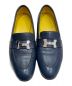中古・古着 HERMES (エルメス) コンスタンスローファー ネイビー サイズ:35 1/2：49800円