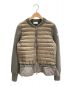 MONCLER（モンクレール）の古着「フリル付き切替ダウンニット」｜カーキ