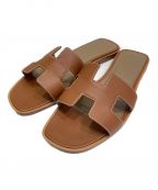 HERMESエルメス）の古着「オランサンダル」｜ブラウン