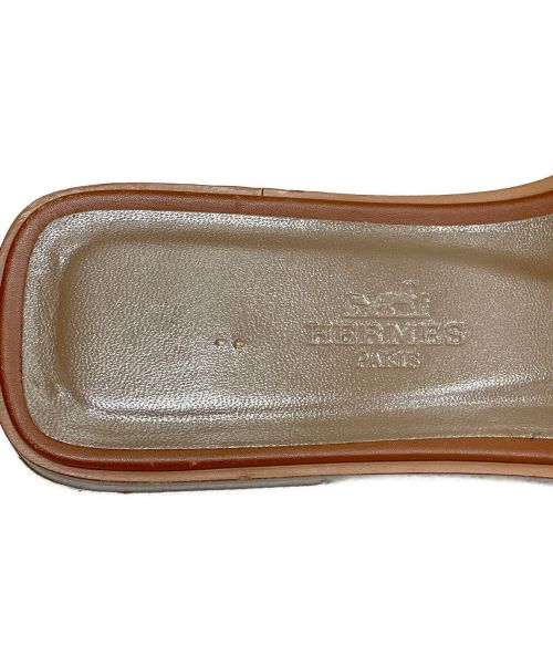 HERMES（エルメス）HERMES (エルメス) オランサンダル ブラウン サイズ:35 1/2の古着・服飾アイテム