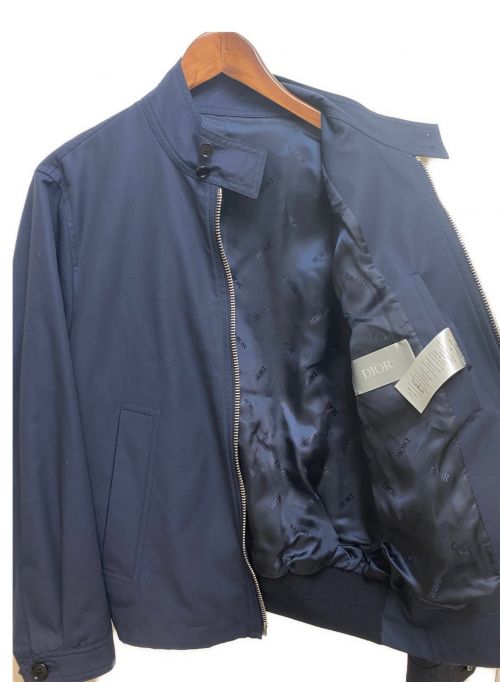 Dior（ディオール）Dior (ディオール) CDロゴドリズラージャケット ネイビー サイズ:46の古着・服飾アイテム