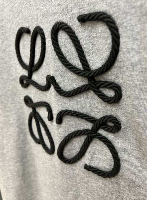 LOEWE（ロエベ）LOEWE (ロエベ) アナグラムスウェット グレー サイズ:Mの古着・服飾アイテム