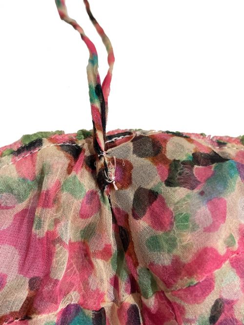 CHANEL（シャネル）CHANEL (シャネル) ツイードセットアップ グリーン×ピンク サイズ:36の古着・服飾アイテム
