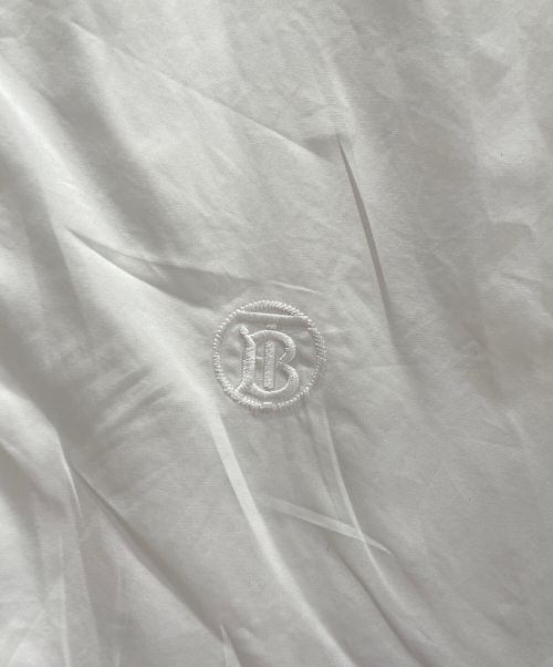 BURBERRY（バーバリー）BURBERRY (バーバリー) ノーカラーシャツ ホワイト サイズ:36の古着・服飾アイテム