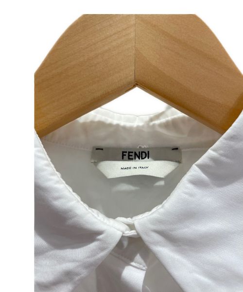FENDI（フェンディ）FENDI (フェンディ) カフスシャツ ホワイト サイズ:36の古着・服飾アイテム
