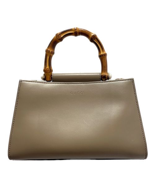 GUCCI（グッチ）GUCCI (グッチ) バンブー2WAYショルダーバッグ ライトブラウン サイズ:-の古着・服飾アイテム