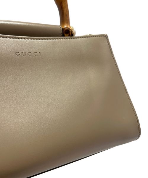 GUCCI（グッチ）GUCCI (グッチ) バンブー2WAYショルダーバッグ ライトブラウン サイズ:-の古着・服飾アイテム