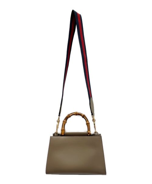 GUCCI（グッチ）GUCCI (グッチ) バンブー2WAYショルダーバッグ ライトブラウン サイズ:-の古着・服飾アイテム