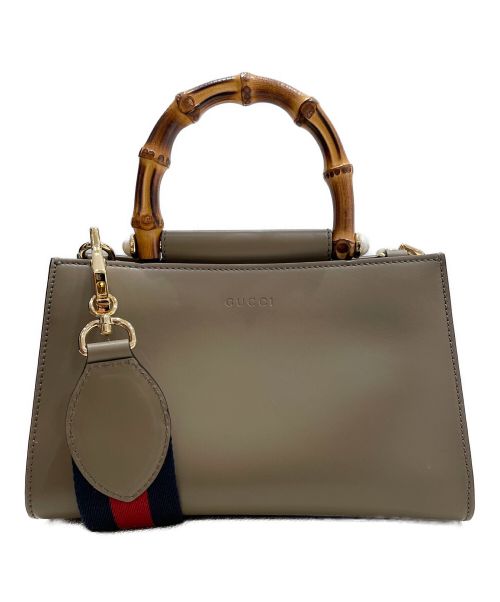 GUCCI（グッチ）GUCCI (グッチ) バンブー2WAYショルダーバッグ ライトブラウン サイズ:-の古着・服飾アイテム