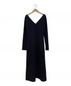 THE ROWザ ロウ）の古着「Vネックロングドレス」｜ブラック