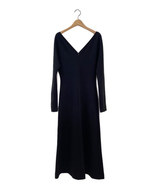 THE ROW（ザ ロウ）THE ROW (ザ ロウ) Vネックロングドレス ブラック サイズ:XSの古着・服飾アイテム