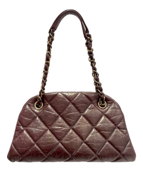 CHANEL（シャネル）CHANEL (シャネル) がま口チェーンショルダーバッグ ボルドー サイズ:-の古着・服飾アイテム