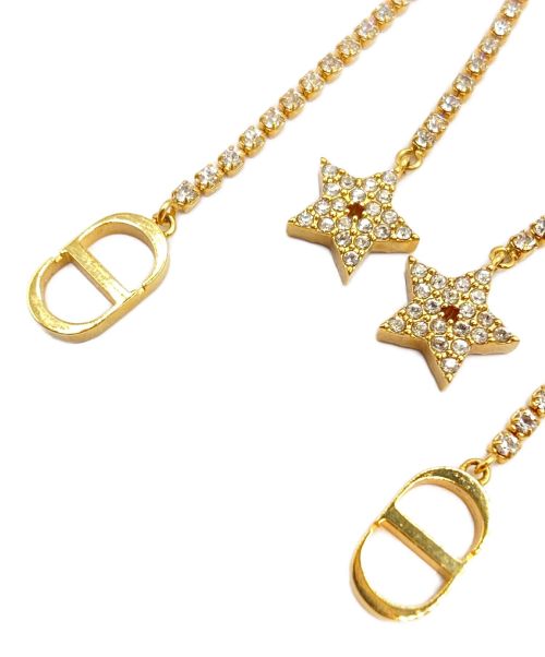 Dior（ディオール）Dior (ディオール) パールスターロゴピアス サイズ:-の古着・服飾アイテム
