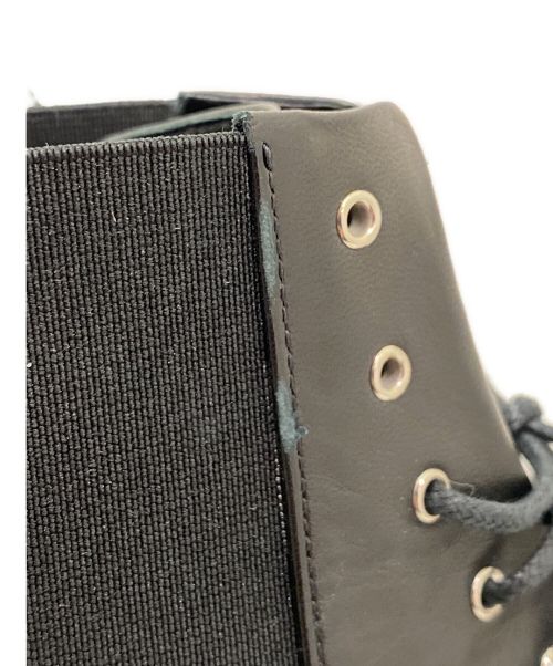 JIL SANDER（ジルサンダー）JIL SANDER (ジルサンダー) サイドゴアレースアップブーツ ブラック サイズ:37の古着・服飾アイテム