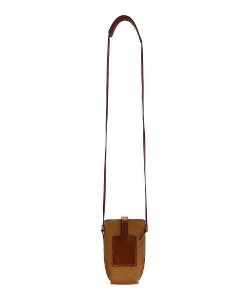 LOEWE（ロエベ）LOEWE (ロエベ) ショルダーポーチ ブラウン サイズ:-の古着・服飾アイテム