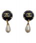 CHANEL（シャネル）の古着「スイングパールイヤリング」｜ブラック