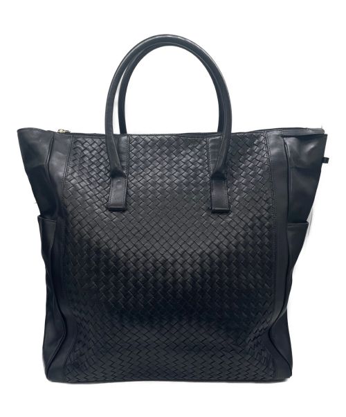 BOTTEGA VENETA（ボッテガベネタ）BOTTEGA VENETA (ボッテガベネタ) イントレチャートハンドバッグ ブラック サイズ:-の古着・服飾アイテム