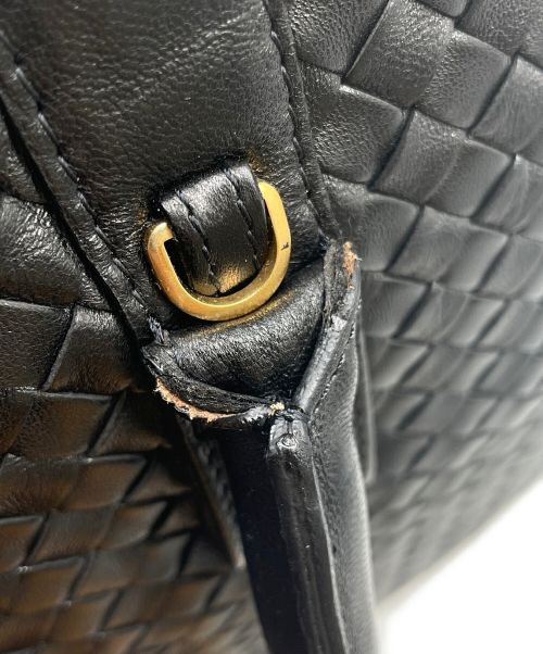 BOTTEGA VENETA（ボッテガベネタ）BOTTEGA VENETA (ボッテガベネタ) イントレチャートハンドバッグ ブラック サイズ:-の古着・服飾アイテム