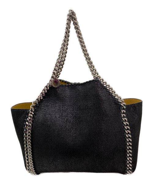 STELLA McCARTNEY（ステラマッカートニー）STELLA McCARTNEY (ステラマッカートニー) ファラベラ2wayリバーシブルバッグ ブラック×イエローの古着・服飾アイテム