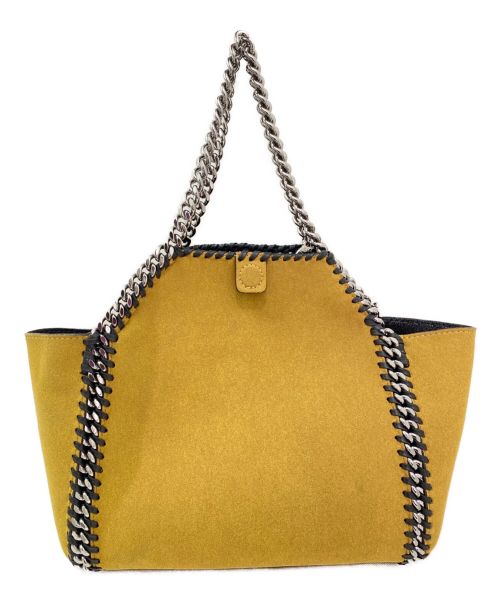 STELLA McCARTNEY（ステラマッカートニー）STELLA McCARTNEY (ステラマッカートニー) ファラベラ2wayリバーシブルバッグ ブラック×イエローの古着・服飾アイテム