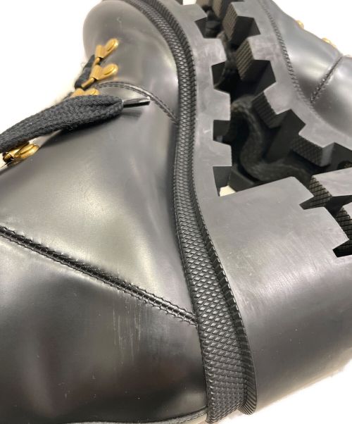 GUCCI（グッチ）GUCCI (グッチ) エンジニアブーツ ブラック サイズ:361/2の古着・服飾アイテム