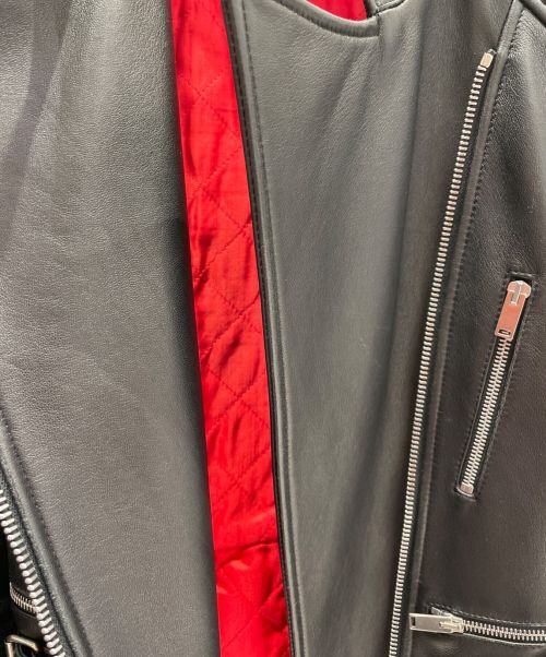 CELINE（セリーヌ）CELINE (セリーヌ) ライダースジャケット ブラック サイズ:36の古着・服飾アイテム