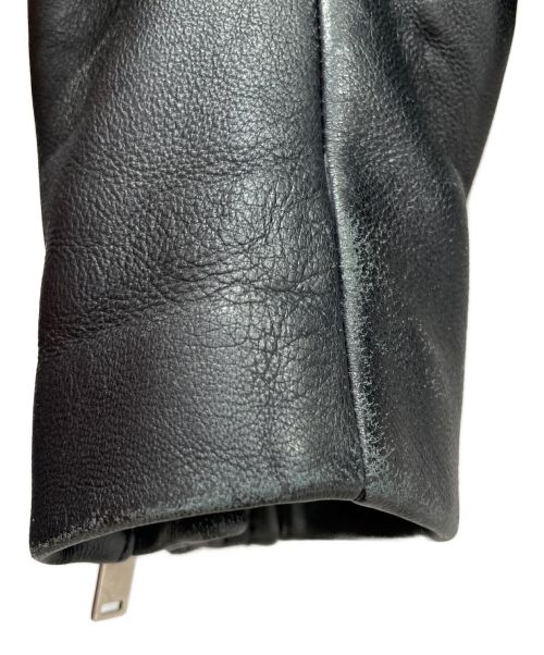 CELINE（セリーヌ）CELINE (セリーヌ) ライダースジャケット ブラック サイズ:36の古着・服飾アイテム