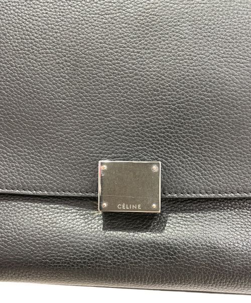 CELINE（セリーヌ）CELINE (セリーヌ) トラペーズミディアム ブラック サイズ:Mの古着・服飾アイテム