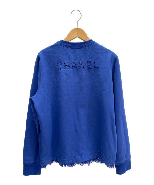 CHANEL（シャネル）CHANEL (シャネル) クローバースウェット ブルー サイズ:Sの古着・服飾アイテム