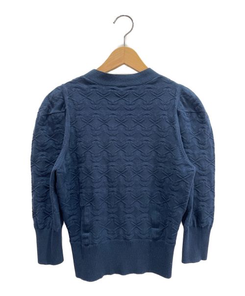 CHANEL（シャネル）CHANEL (シャネル) 7分袖カーディガン ネイビー サイズ:36の古着・服飾アイテム
