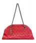 CHANEL（シャネル）の古着「マドモワゼルボーリングバッグ」｜レッド
