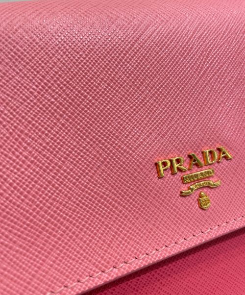 PRADA（プラダ）PRADA (プラダ) ショルダーウォレット ピンク サイズ:-の古着・服飾アイテム