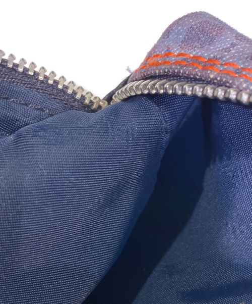Christian Dior（クリスチャン ディオール）Christian Dior (クリスチャン ディオール) トロッターロゴコスメポーチ インディゴの古着・服飾アイテム