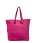 BOTTEGA VENETA (ボッテガベネタ) イントレチャートトートバッグ ショッキングピンク サイズ:-：29800円