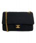 CHANEL（シャネル）の古着「シングルフラップマトラッセ」｜ブラック