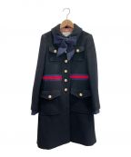 GUCCIグッチ）の古着「シェリーラインウールコート」｜ブラック