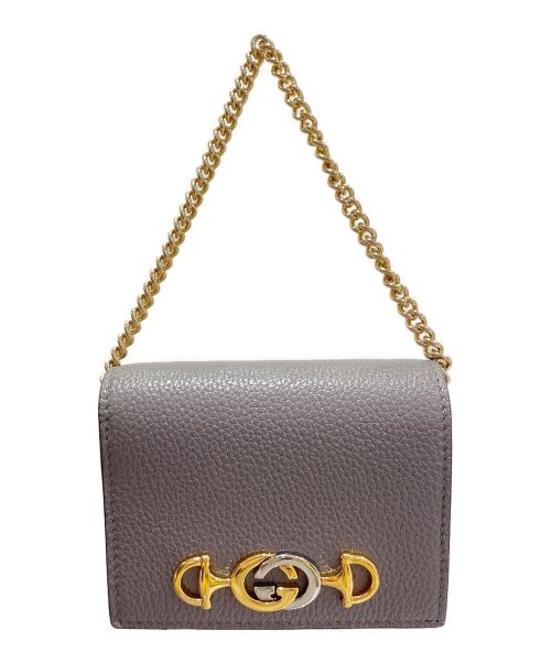 GUCCI（グッチ）GUCCI (グッチ) コインカードケース グレー サイズ:-の古着・服飾アイテム