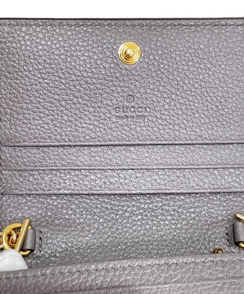 GUCCI（グッチ）GUCCI (グッチ) コインカードケース グレー サイズ:-の古着・服飾アイテム