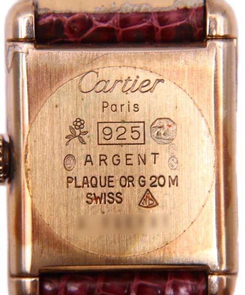 Cartier（カルティエ）Cartier (カルティエ) マストタンクSM サイズ:20mmの古着・服飾アイテム
